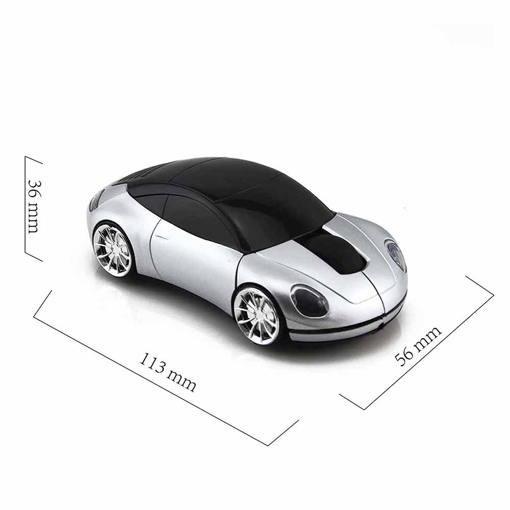 2.4G Wireless Mouse Car Shape With Flashing LED Light Sem Fio Mouse For Netbook Laptop Gaming