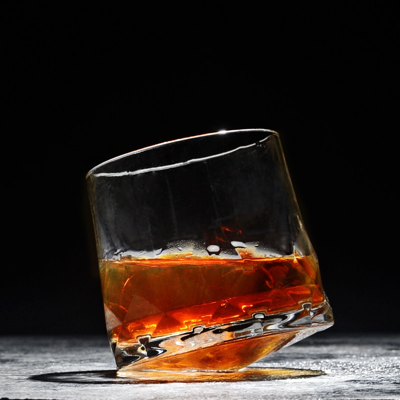 hav merke whisky tumbler glass diamant prismatisk slipt tykk tung xo whisky stein kopp ølglass spinnende vinglass