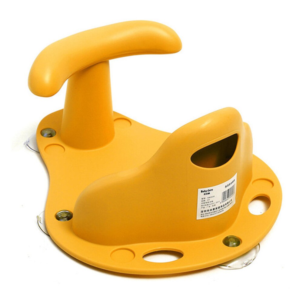 Badkar sits baby badkar pad matta stol säkerhet säkerhet halkskydd barnomsorg barn badplats tvätt leksaker fyra färg 37.5cm: Gul