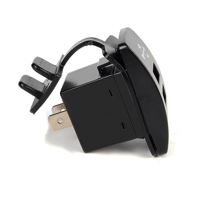 Motorcycle USB Lader Mobiele Telefoon Voeding Lader Dual USB Sigarettenaansteker Adapter Motor DC 12-24 V Dual USB Charger