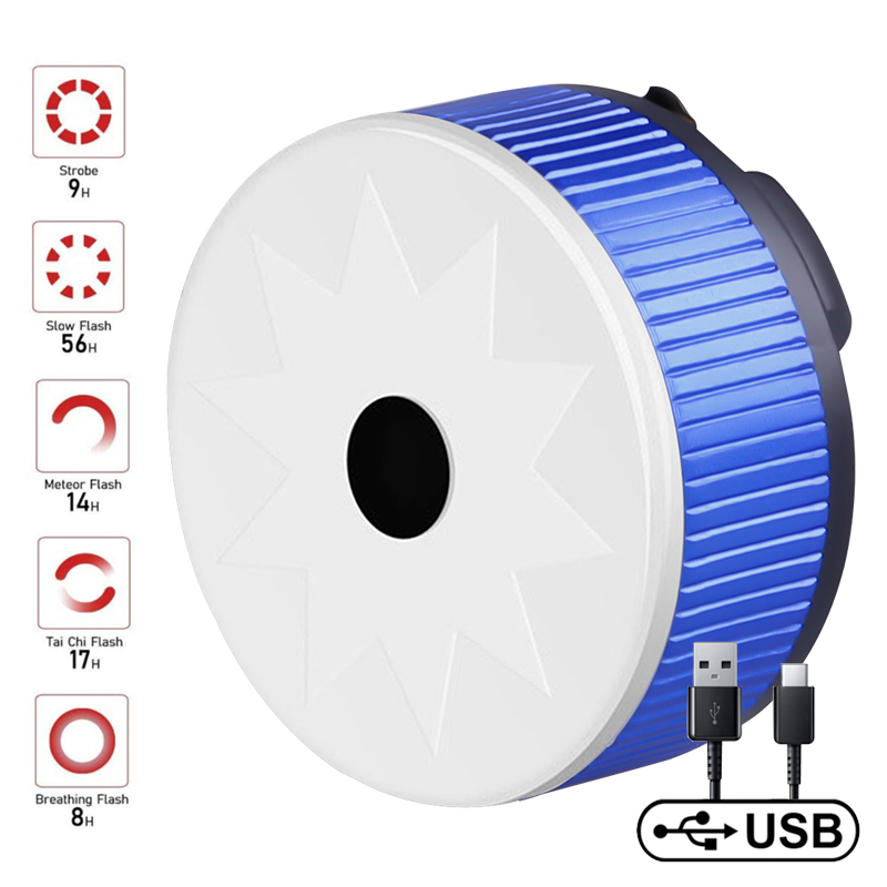 X-tiger sykkellys vanntett usb led oppladbar kjørebaklys nattsykkellykt lommelykt terrengsykkel baklys: Wd -0603
