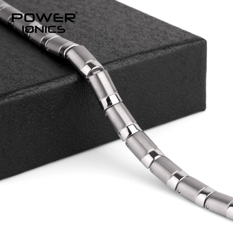 Power Ionics Titanium 99.999% Germanium Beads Bracelet Balance Body Lover Friends Famliy Health