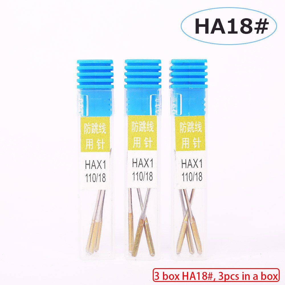 Agujas para máquinas de coser INNE Anti-salto Universal 11/75 14/90 16/100 18/110 Multi-tamaño accesorios de embalaje de acero inoxidable para el hogar: 18