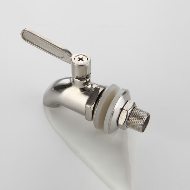 Grifo de acero inoxidable de grifo para barril de cerveza barril cerveza bebida jugo dispensador para casa