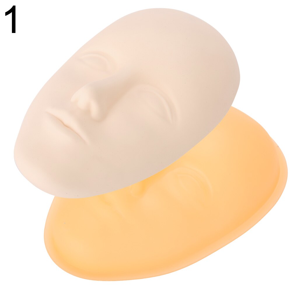 Maquillage lèvre sourcil tatouage peau Mannequin poupée visage tête 5D visage tatouage formation tête Silicone pratique permanente: 1