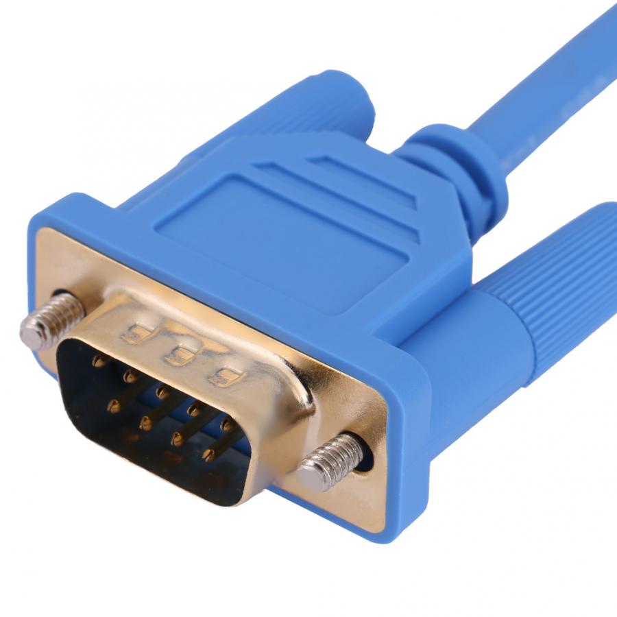 1pc 3meter Blue PLC Programming Adapter Cable for Omron CQM1H/CPM2C Series PLC With Bare Copper Wire