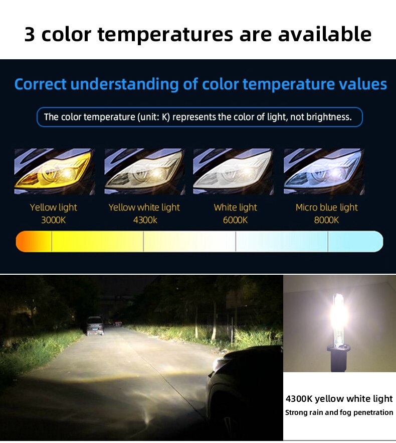 2 stücke D4S D4C D4R Xenon HID Auto Scheinwerfer Birne Kit 3000K 4300K 6000K 8000K 12000K 15000K mit eisen halterung