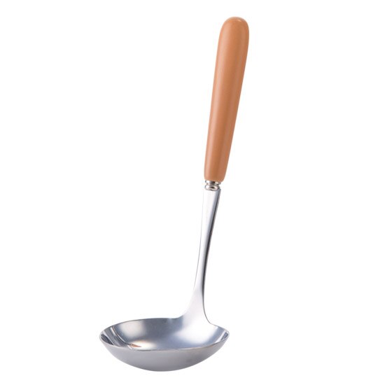 TUUTH Stainless Steel Large Soup Spoon Long Ceramics Handle Soup Spoons Healthy Eco-Friendly Tableware Kitchen Accessories: Yellow