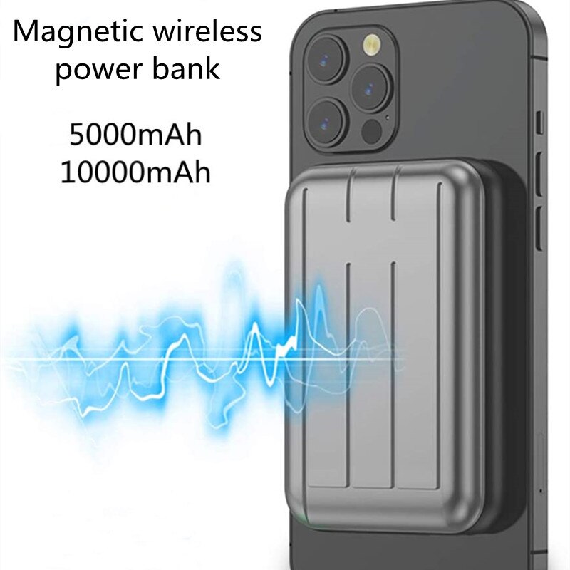 20W Fast Magnetic Wireless Portable Charger For Magsafe Charger Power Bank For iphone 12 xaiomi Mobile Battery Large Capacity
