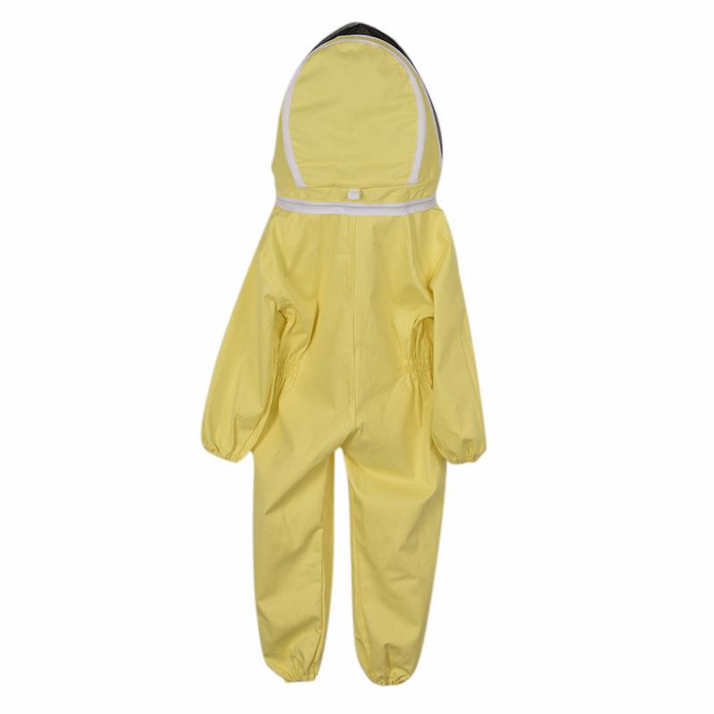 Traje Anti-abeja de algodón para niños mono amarillo espacio traje camuflaje ropa gorra 120-130 cm