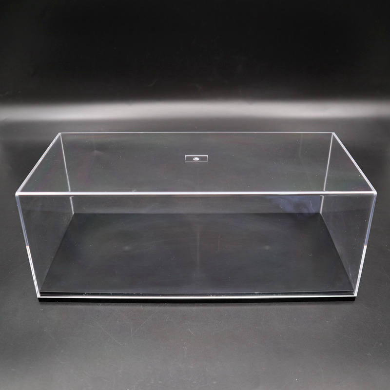 Model Auto Acryl Case Transparant Stofdicht Met Black Base 1/64 1/43 1/32 1/18 1/24 Schaal Display Box