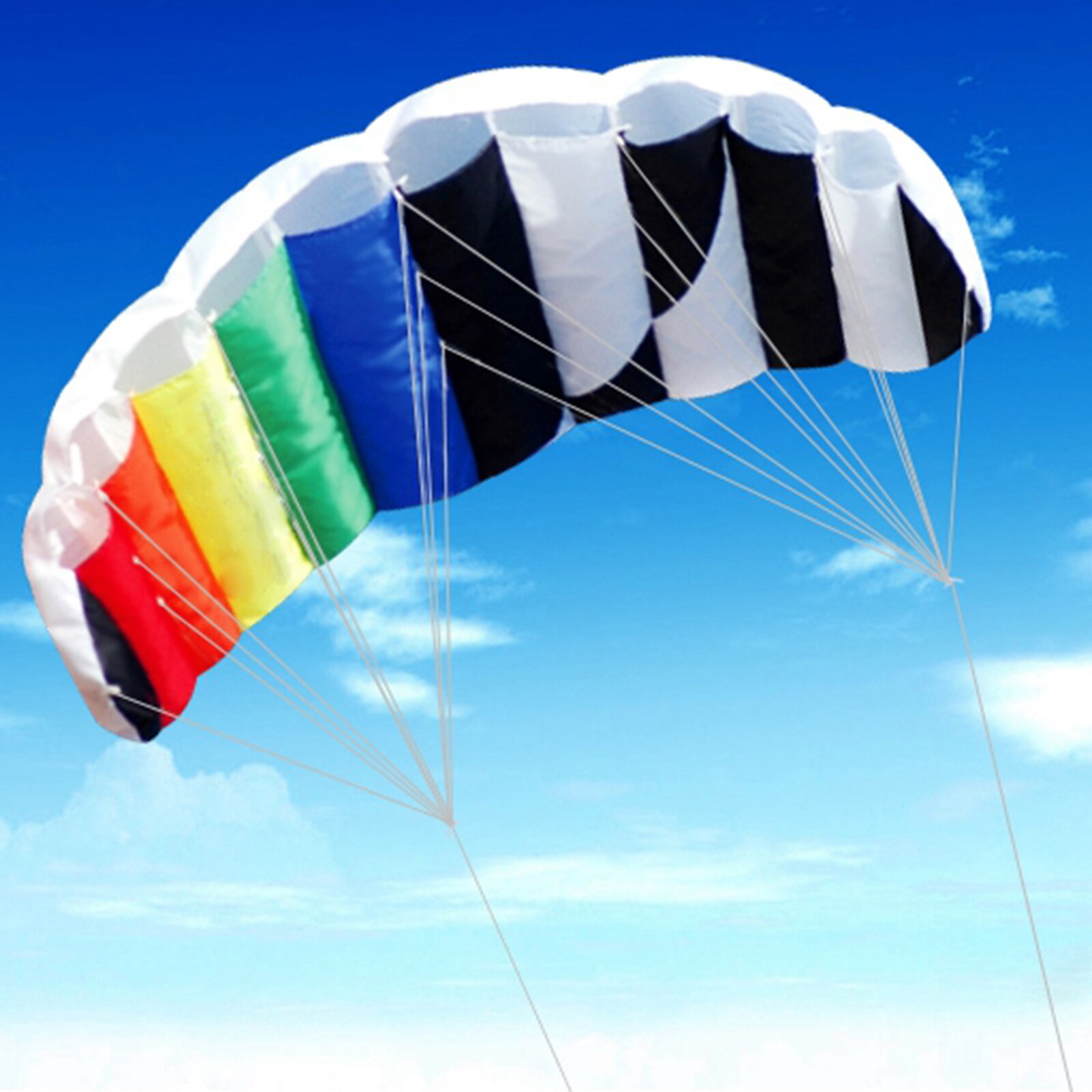 Duurzaam Stunt Power Kite Dual-Lijn Wing Parafoil Parachute Winders Vliegers Speelgoed