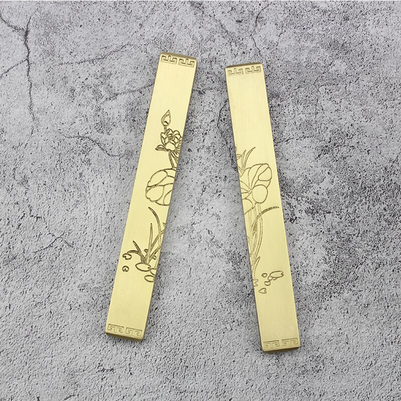 Multifunctionele Metalen Paperweights Eenvoudige Paperweights Chinese Kalligrafie Messing Paperweights Sculptuur Papier Drukken Prop