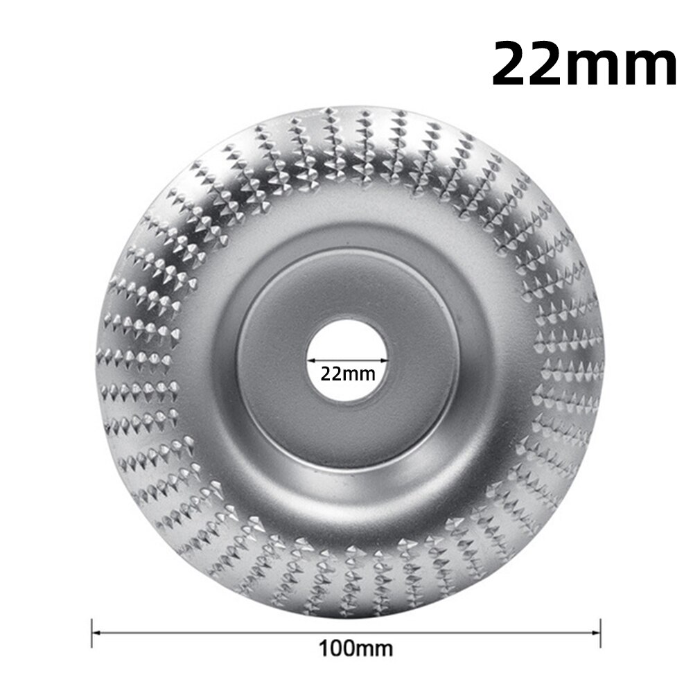 4 Inch Angle Grinder Wood Carving Disc Woodworking Grinding Shaping Wheel Abrasive Rotary Tool for 16/22mm Bore Angle Grinders: WHITE