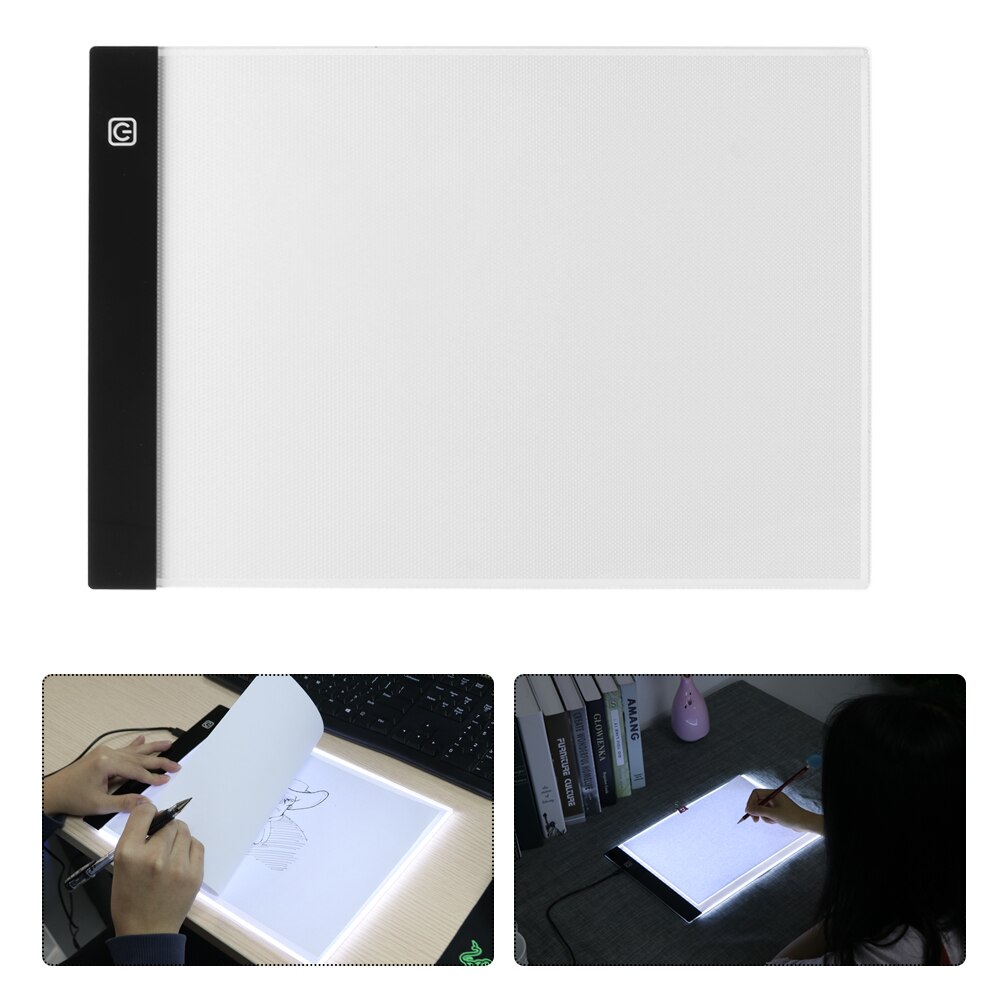 USB LED A4 LED Stencil Board Copy Art Drawing Tracing Stencil Board Artist Table Plate Digital Tablet Artcraft Diamond Painting