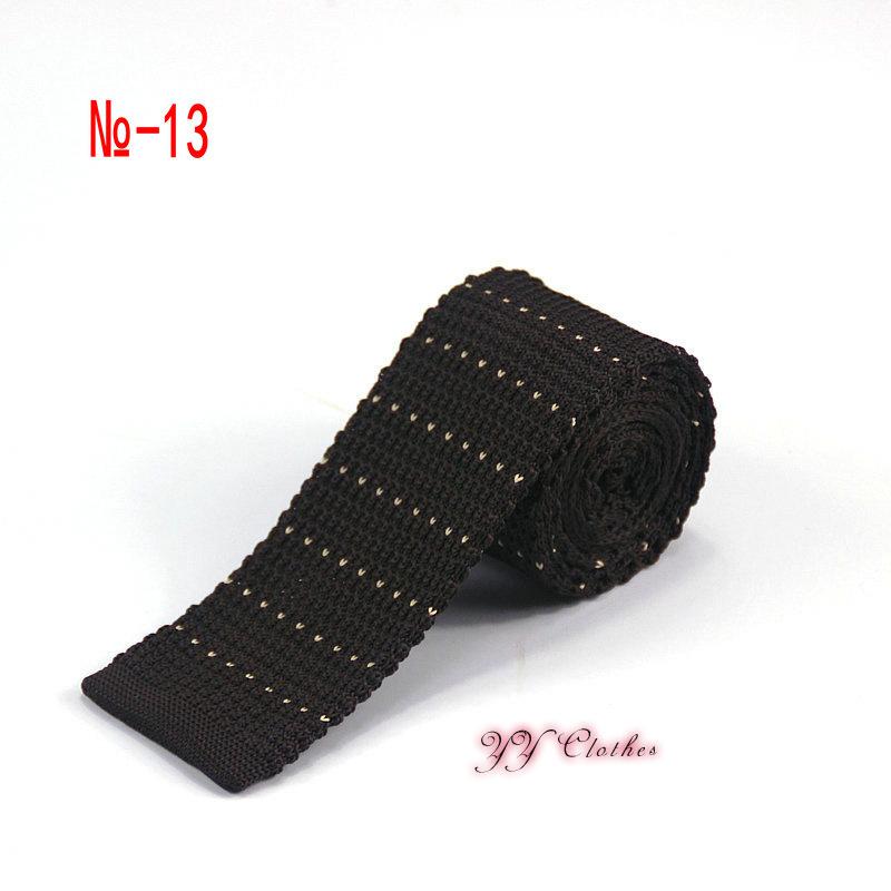 Handmade Men Knitting Ties Casual Men's Formal Wear Business Suit Ties For Wedding Party For Male Necktie: 13