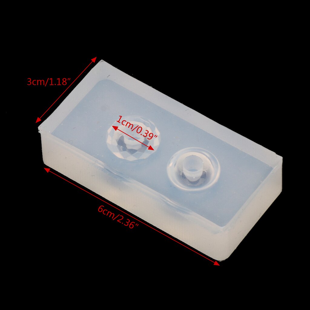 Silicone Bead Mold - Large Hole Beads - Resin Jewelry Craft Tool - Add-a-Bead Bracelet
