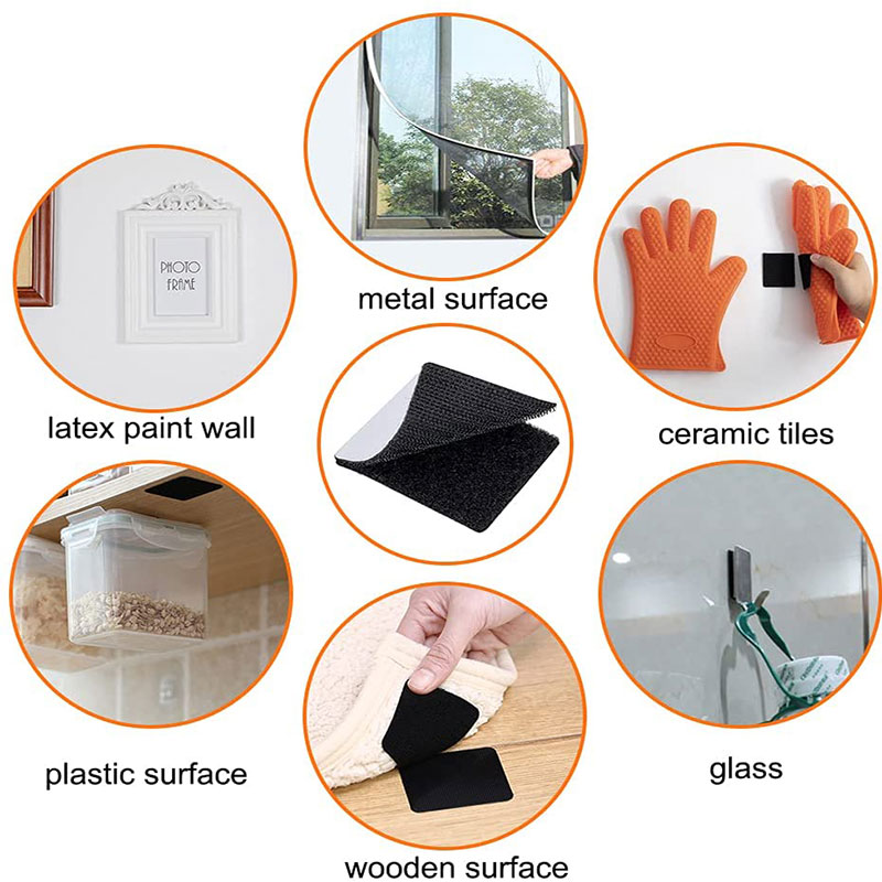 1M Strong Self Adhesive Hook and Loop Fastener Tape Nylon Sticker Disks Hook Loop Sewing Adhesive with 16/20/25/30/50/100/110mm