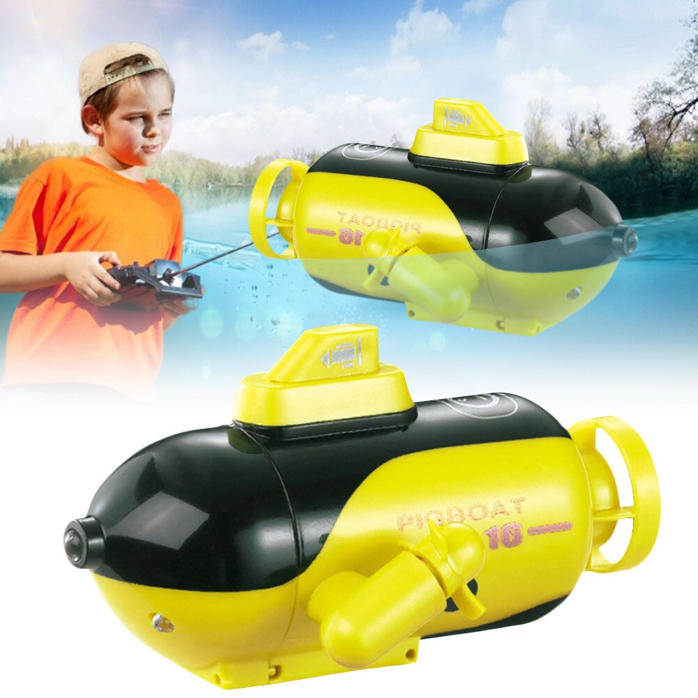 Remote Control Electric Nuclear Submarine Boat RC Ship Waterproof Water Toy for Children Boys with LED Light