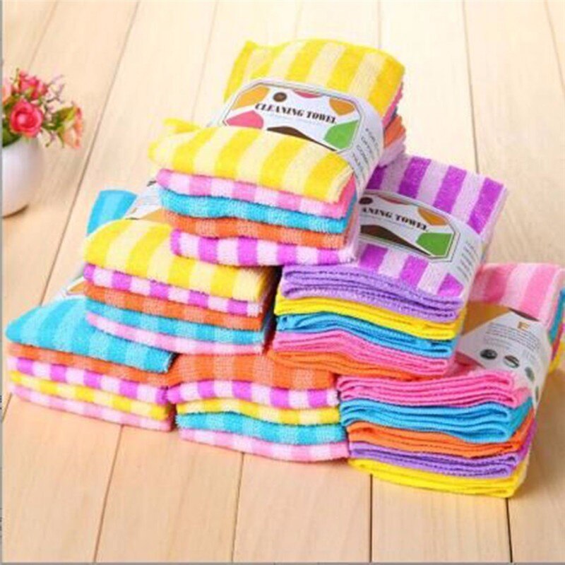 Verkoop vaatdoek washandje magische keuken schoonmaakdoeken poetsdoeken handdoeken vaatdoek 30*30cm antiaanbak olie schoonmaakdoek
