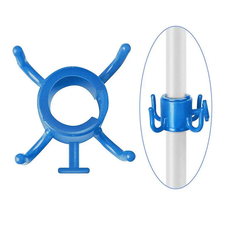 Gancio per ombrellone da spiaggia, chiusura da viaggio da campeggio, 4 punte, per asciugamani, borse, cappelli, strumenti