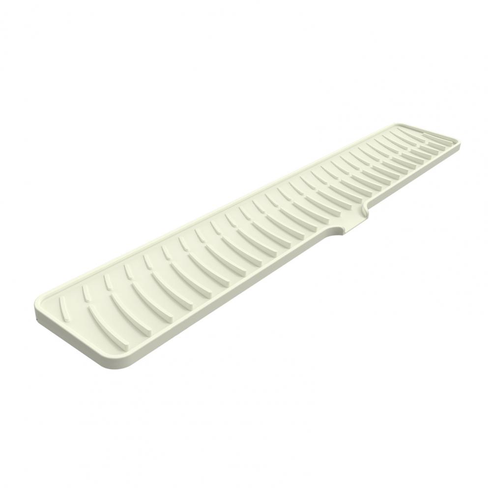 Drain Pad for Kitchen Sink Anti-slip Drainage Mat Anti-slip Silicone Drain Pad Faucet Splash Guard Set for Kitchen for Farmhouse: Beige