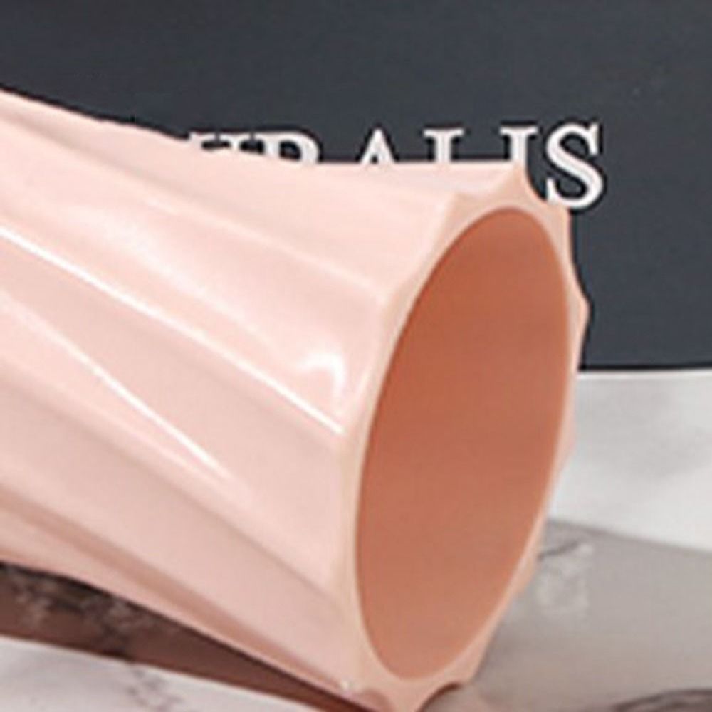 Vaso colorato in plastica, durevole, liscio, realizzato a mano, vaso da fiori, resistente alla rottura, contenitore in vaso, ornamenti, decorazioni per matrimoni