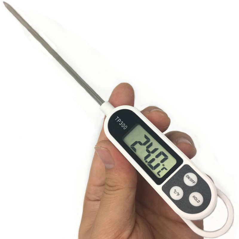Keuken Eten Elektronische Digitale Vlees Thermometer Roestvrijstalen Naald Plug-in Water Thermometer Tool