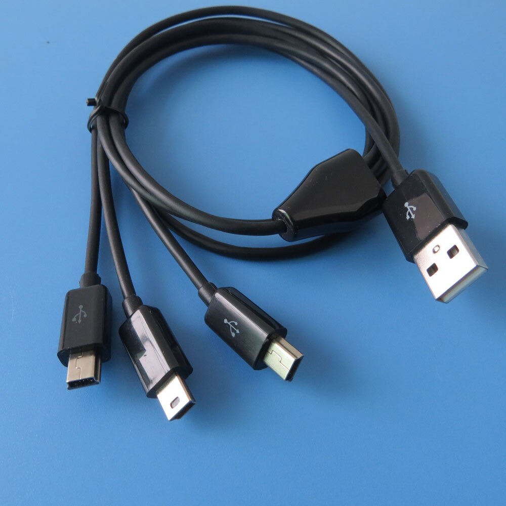 3 In 1 Mini Usb Data Charger Kabel 1Meter