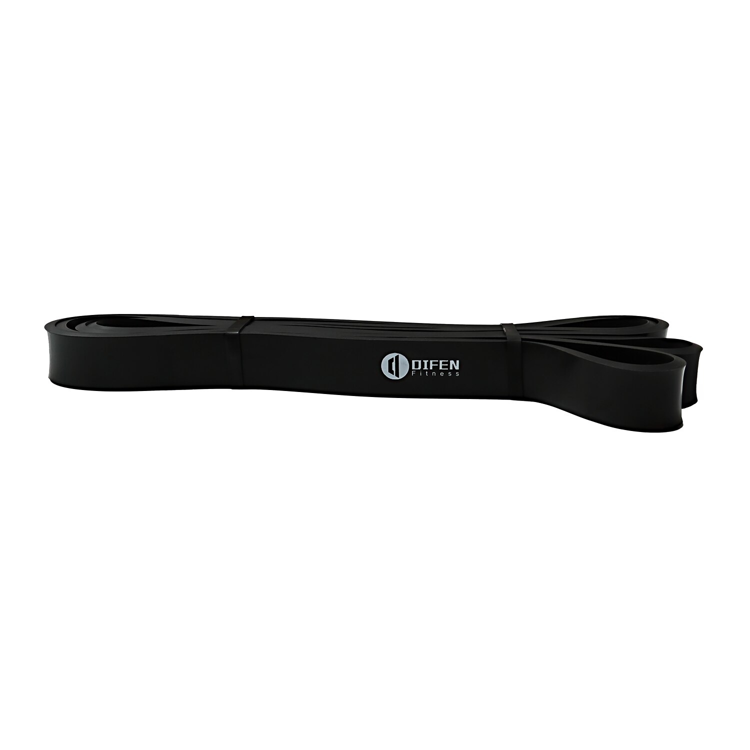Modstandsbånd pull up træning expander fitnessudstyr træning elastikbånd naturlatex gummi loop gym pilates tung: Sort