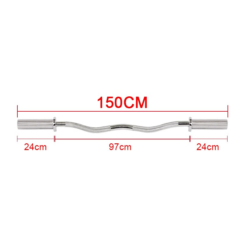 1.2M/1.5M Fitness Barbell Bar Home Solid Straight Curved Weight Lifting Workout Rod for 50mm Gym WeightLifting Dumbbells Discs
