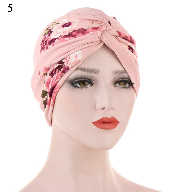 Bohe – Turban de sommeil à volants croisés pour femmes musulmanes, écharpe, bonnet, chapeau, accessoires contre la perte de cheveux: 4