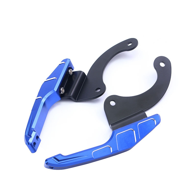 Motorcycle Tail Handrail for ZONTES ZT310R 310T CNC Personality Rear Armrest Racer Shelf handle tail fin Accessories: Double color blue