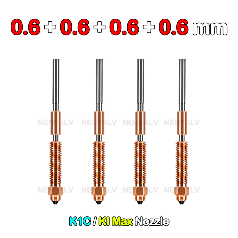 For Creality K1C / k1 Max Hotend Ceramic Heating Block Kit 3D Printer Parts Quick-Swap Nozzle Kit Heat Break Resistance Hotend