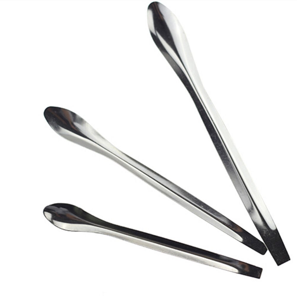 3 pièces/ensemble en acier inoxydable médicinal louche cuillère chimie expérience pharmacie laboratoire utilisation longueur 10/12/14cm