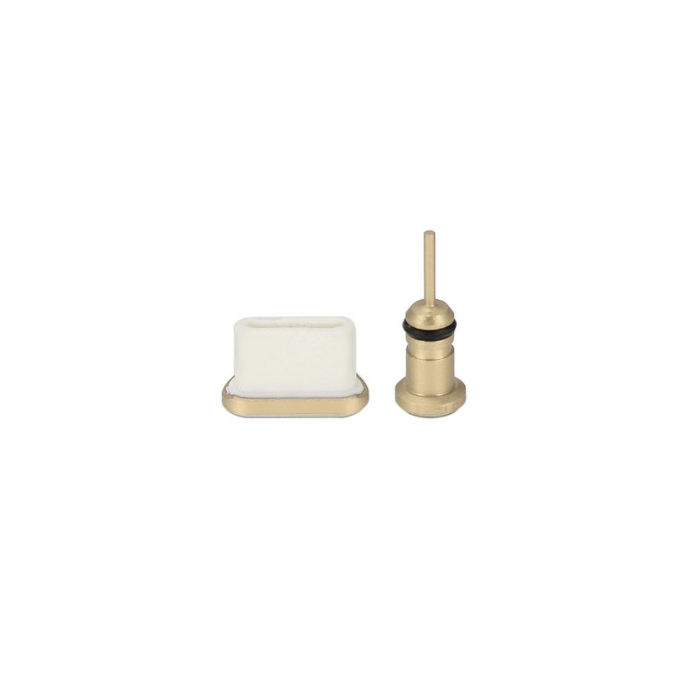 Typ C Anti Staub Stecker einstellen USB Typ-C Hafen Und 3,5mm Kopfhörer Jack Stecker Für Samsung Galaxis s8 S9 Plus Für Huawei P10: Gold