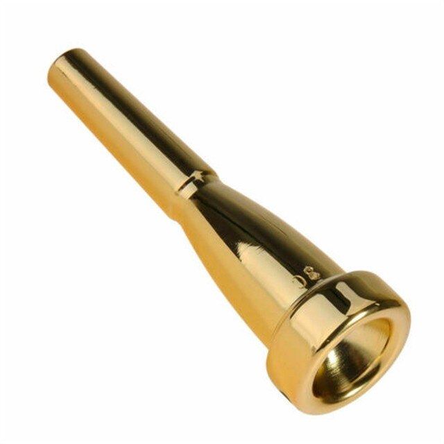 Trumpet Mouthpiece 3C 5C 7C Sizes For Bach Beginner Exerciser Parts Musical Trumpet Accessories Finger Exercisers: GOLD 3