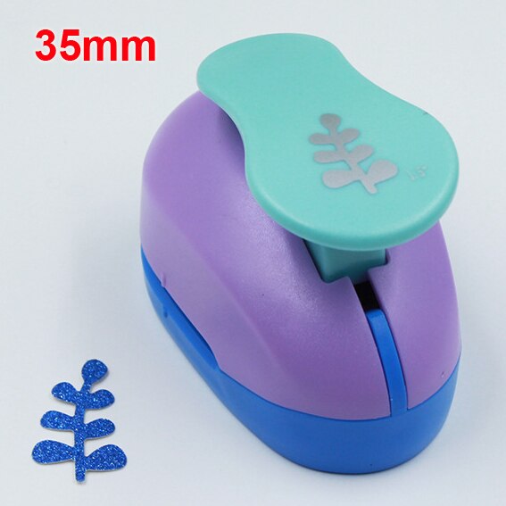 1pc Christmas Tree Cedar Oak Leaf craft punch Scrapbooking School DIY Cedar Paper Cutter EVA foam Trees Hole Punches: 35mm