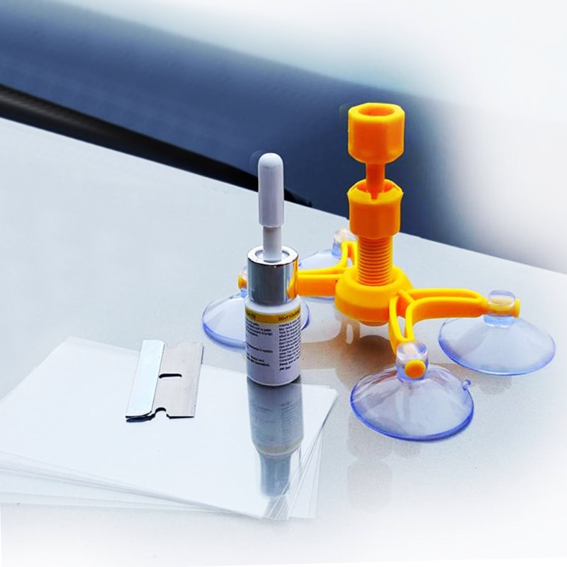 Bil styling frontrute reparasjonssett bilrute glass ripe sprekke gjenopprette reparasjonsverktøy bilvindu polering polering