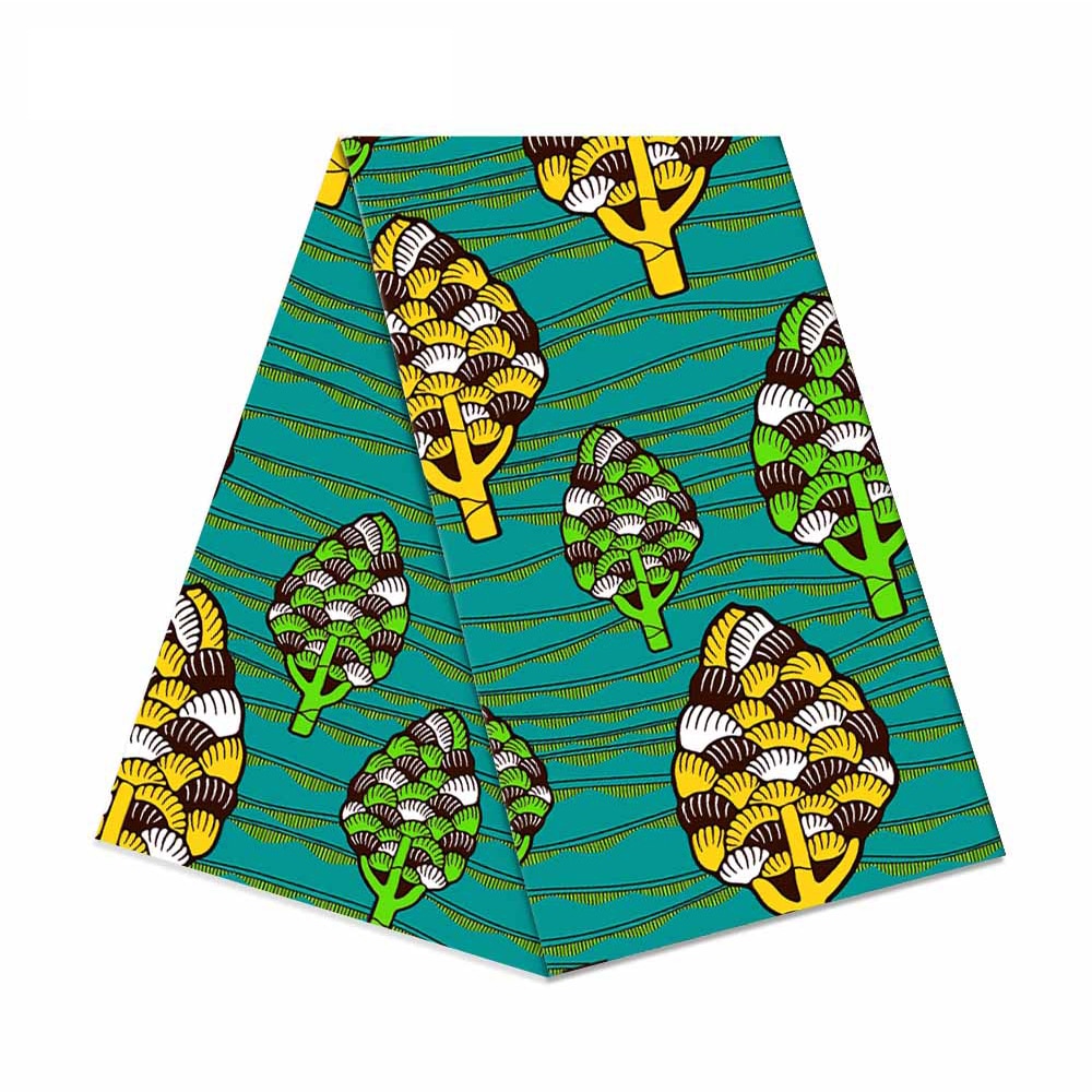 Tissu Wax Africain (Ankara) 100% Coton - Motifs Imprimés Couleurs Vives - Vente Au Mètre (jusqu'à 45")