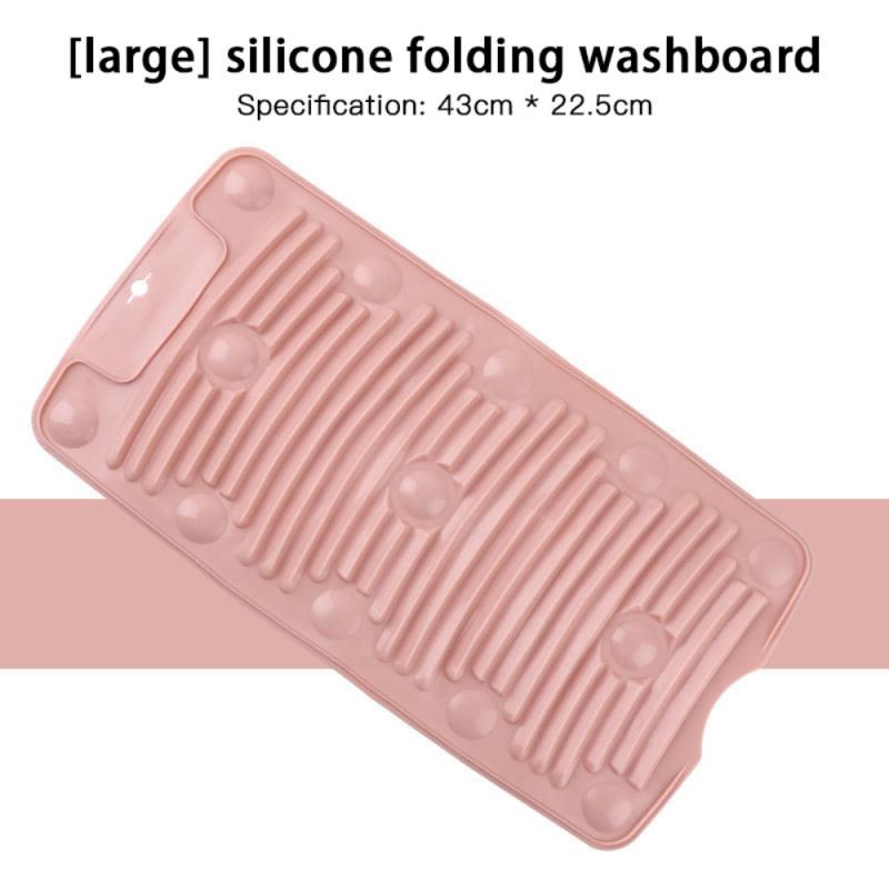 Wash Board Practical Laundry Tool Portable Household Washboard Washing Clothes Socks Manual Washboard Clothes Cleaning Tools: pink