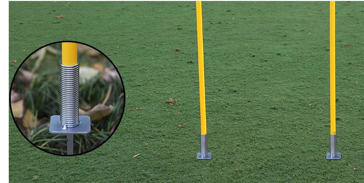 Water Injection Base Football soccer Door Pole Flag Logo Bar Training Equipment Sign Obstacle Marker Rod top: Base2