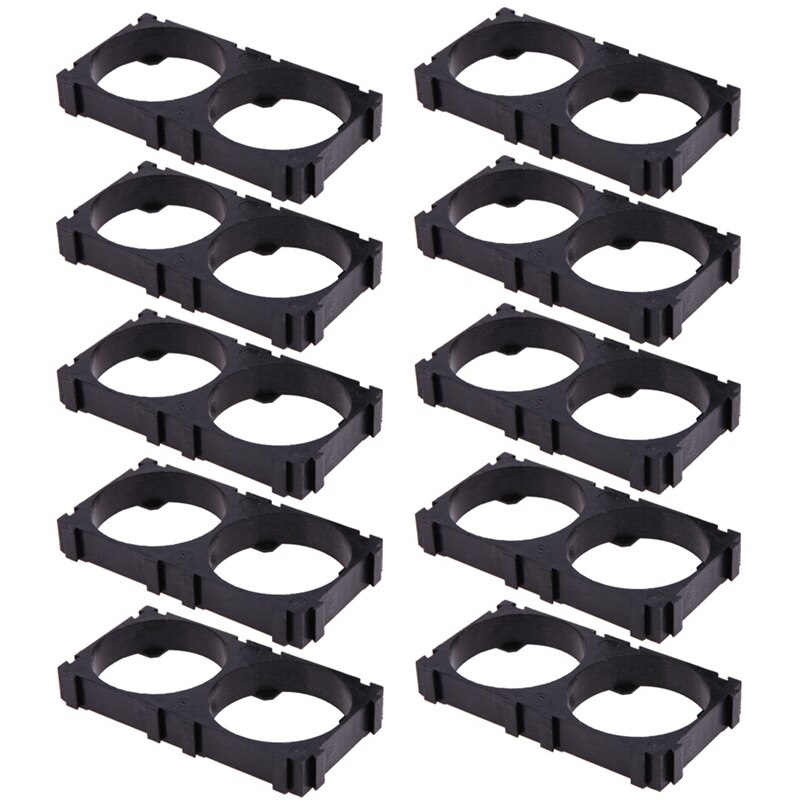 100Pcs 18650 Battery Holder Bracket Cylindrical Battery Holder 18650 Li-Ion Cell Holder Anti Vibration 18650 Plastic Case