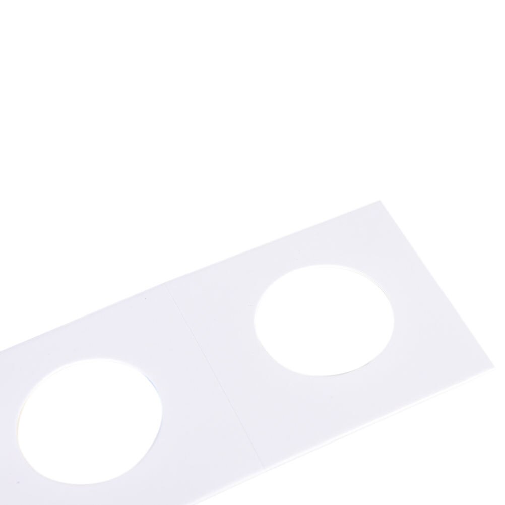 50PCS Coin Album Collection Lighthouse Stamp Coin Holders Cover Case 23/27/33/35mm Square Cardboard Coin Holders Coin Supplies