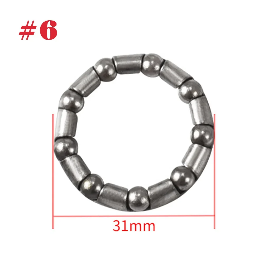MTB Fahrrad Gabel Headset Kugellager Schüssel Sets Fahrrad Lenker Retainer Stahl Lowrider Bikes Kinder Fahrräder Radfahren Zubehör: Licht Grau