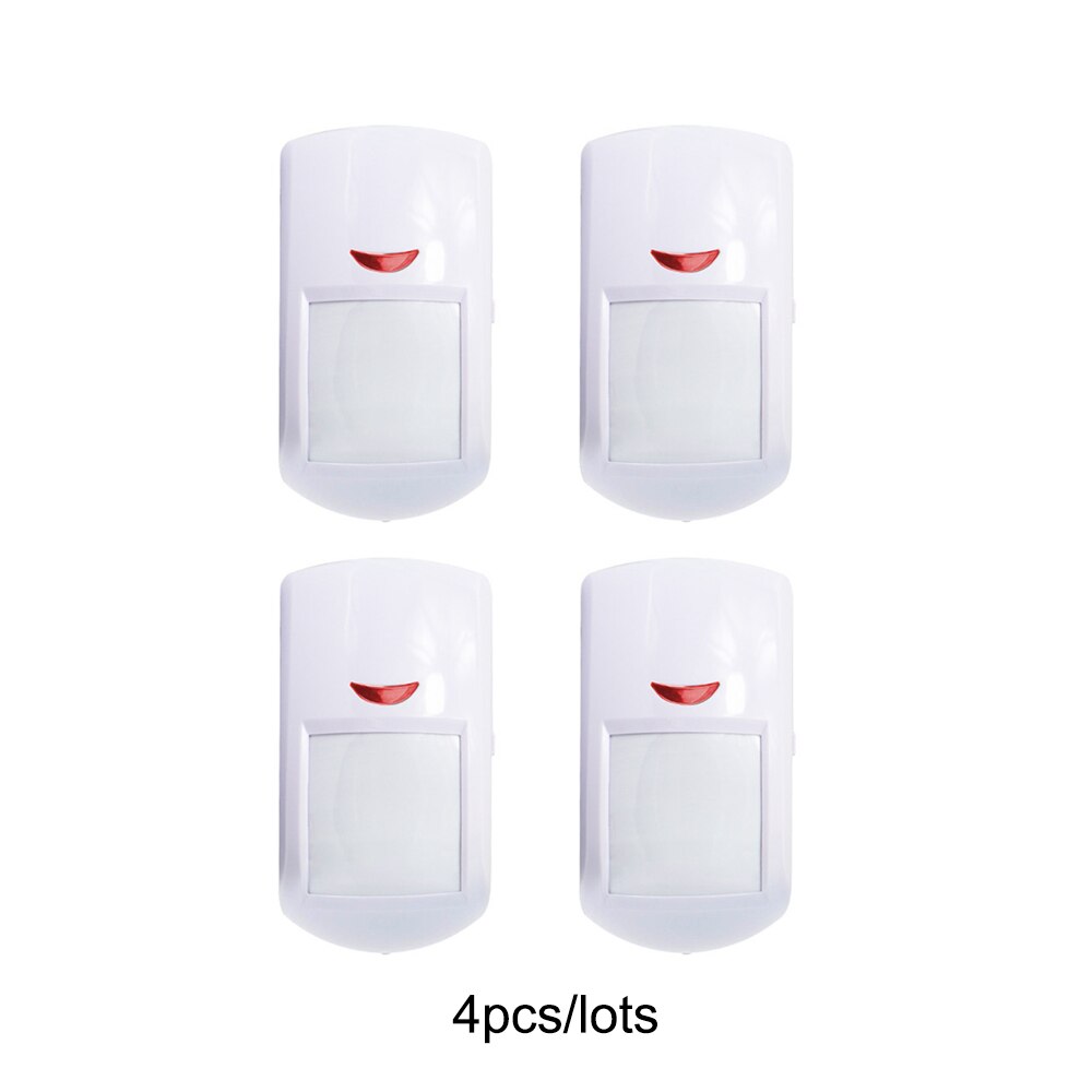 YUPA Auto Pet-proof PIR Sensor Infrared Wireless Motion Detector 433Mhz RF Sensor For Smart Home Security Alarm System: 4pcs