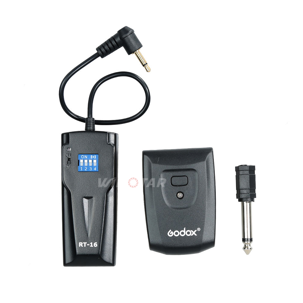 GODOX Wireless Studio Photo Flash Trigger RT-16 For Canon Nikon with 2 * Receiver Set For Canon Nikon SLR Camera