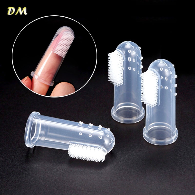 Draagbare Baby Kids Silicone Vinger Toothbrus hond tandenborstel schoonmaken tandenborstel voor kat/hond Pet Product Dog Supplies