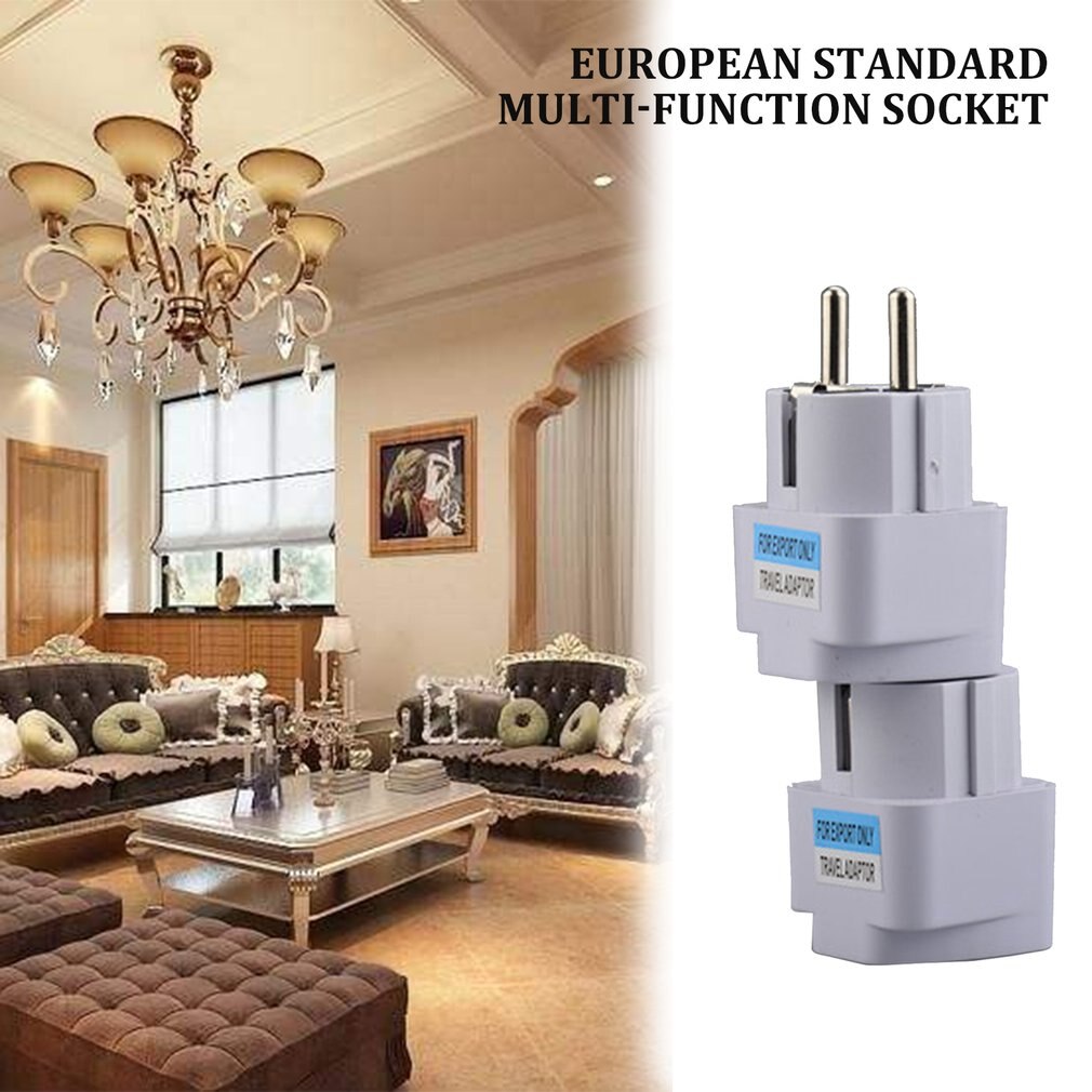 Conversiestekker europese reisstekker europese standaard multifunctionele stekker voor frankrijk zuid-korea russische stekker