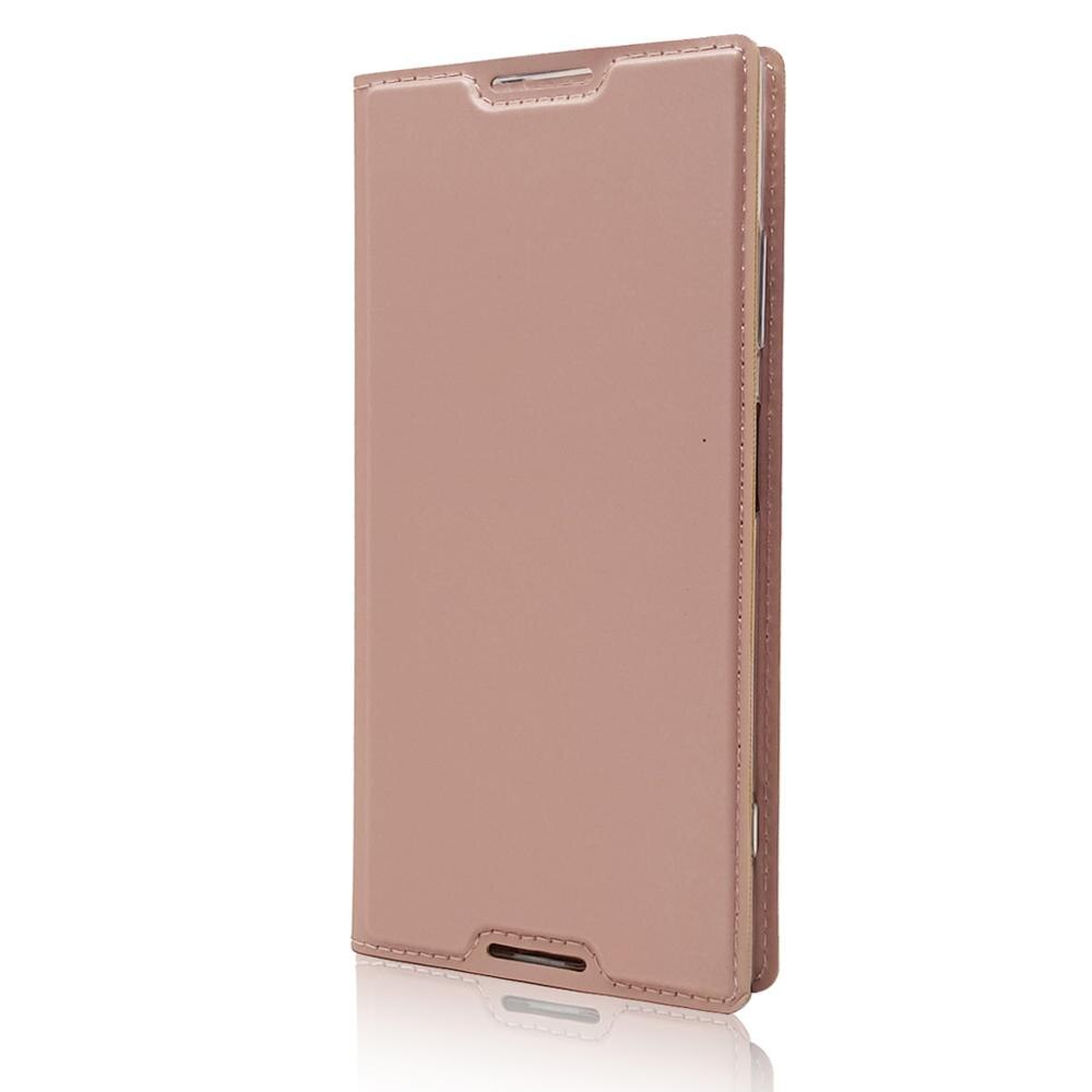Xa1 plus capa traseira de couro, capa para sony xperia xa xa1 ultra f3111 g3221, capa flip de couro para sony xa1 coque de concha g3112: XA1 Ultra / Rosa